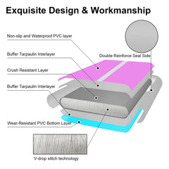 VOFiTNY tumbling barrel seam detail showing reinforced edges for reliable performance