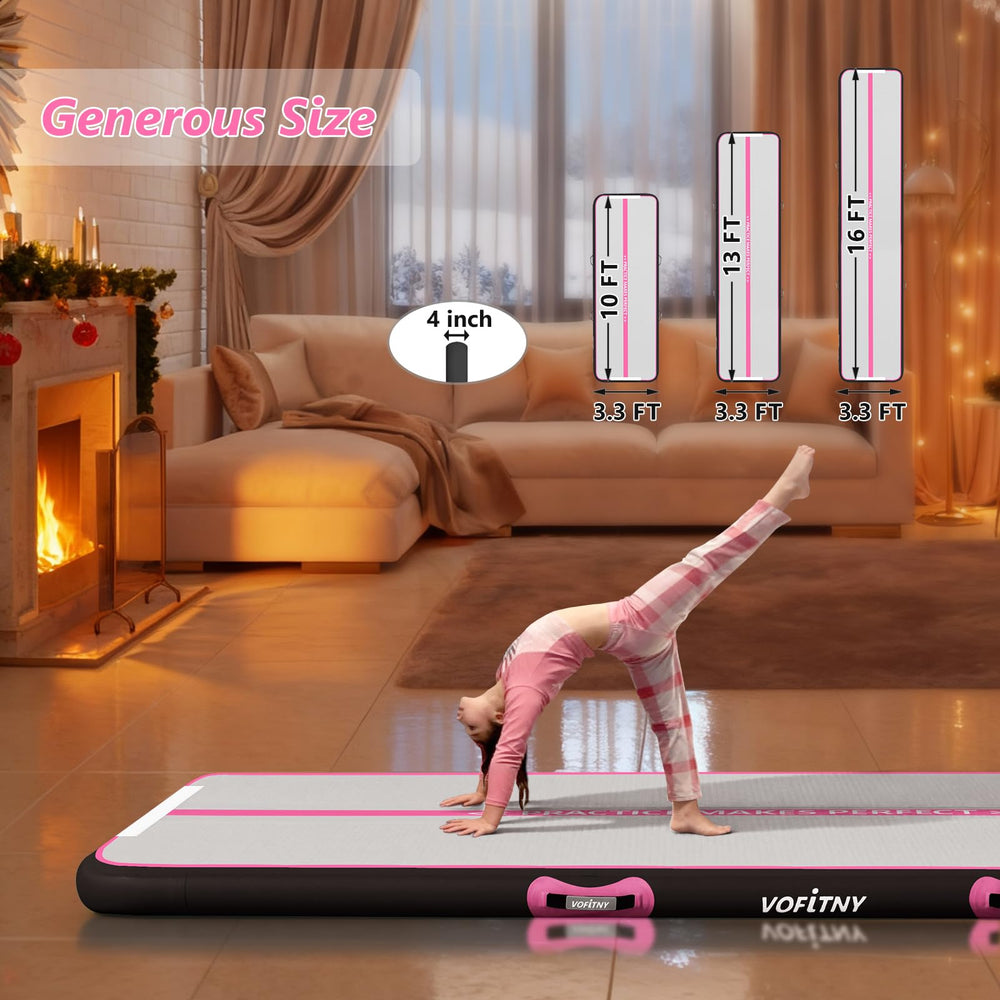 VOFiTNY mat beside person to show scale and training space benefit