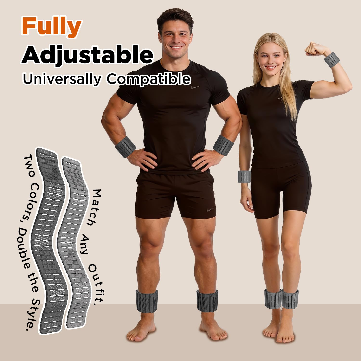 VOGOGE worn on ankle in yoga pose, low-profile support without bulky straps benefit