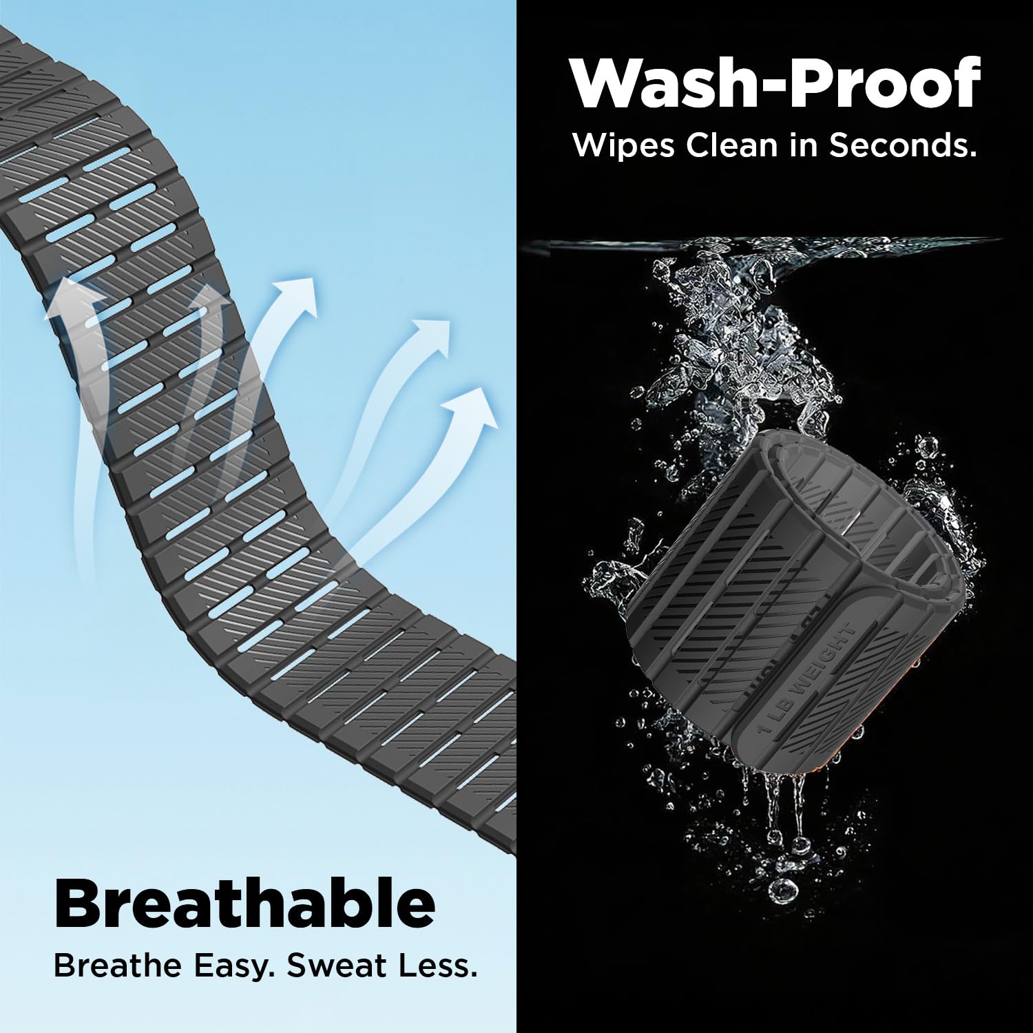 VOGOGE silicone texture and ventilation holes, breathable surface for comfort benefit
