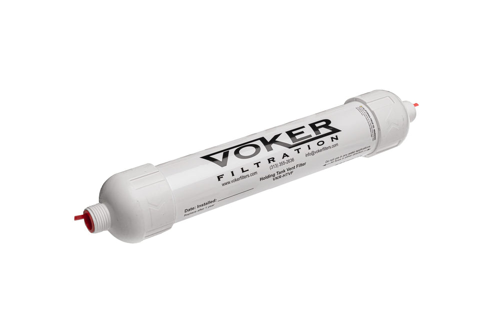 Voker front view showing filter shape and easy replacement benefit
