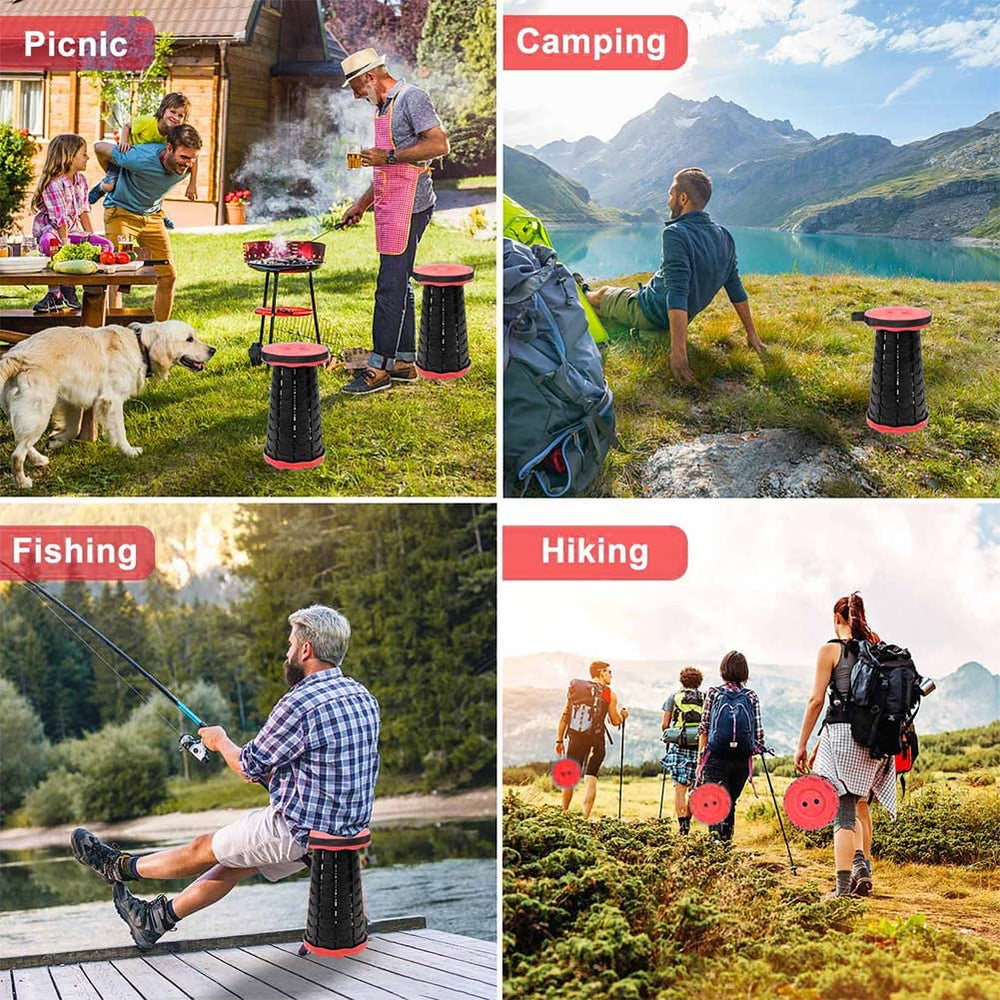 VOLIXOD in a camping scene showing quick setup and outdoor utility benefit