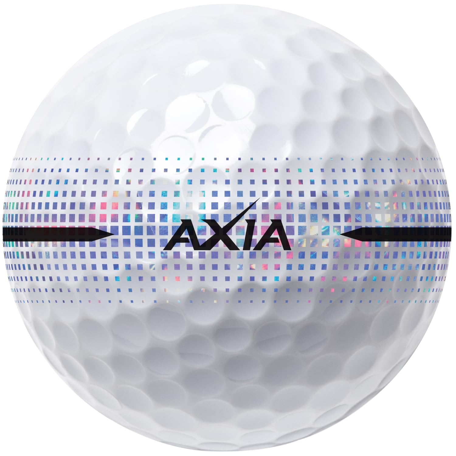 Volvik ball held in hand for scale and clear identification on course