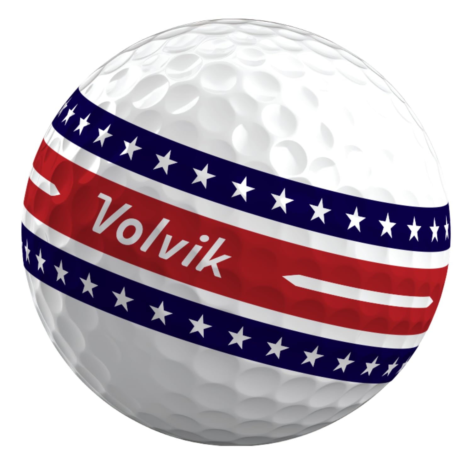 Volvik ball on green with 360° alignment aid improving putting aim and confidence