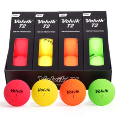Volvik T2 dual-core cutaway illustrating inner core stability and distance