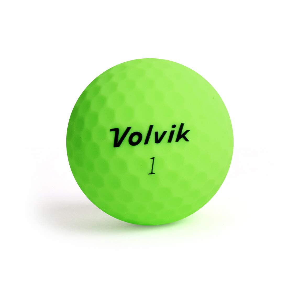 Volvik T2 multicolor balls on grass demonstrating visibility and tracking