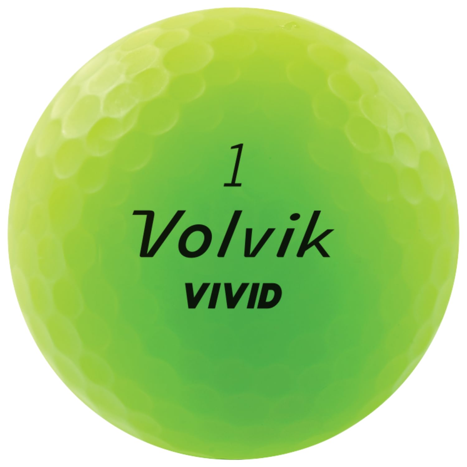 Volvik Vivid Matte ball mid-flight illustrating stable trajectory and wind resistance benefit