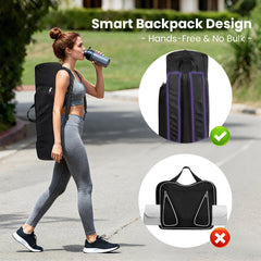 Voolra padded breathable shoulder straps providing comfort on commutes