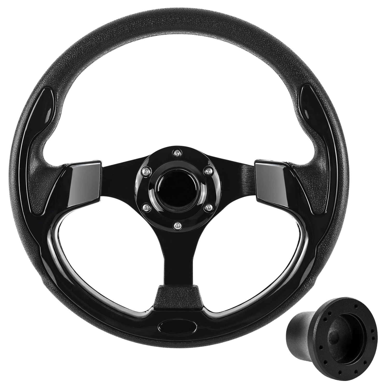 VOONKE front view of steering wheel showing sleek design and improved control