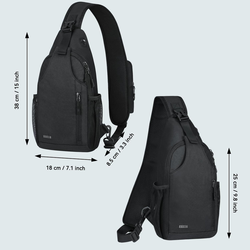 Voova open main compartments displaying organized interior capacity