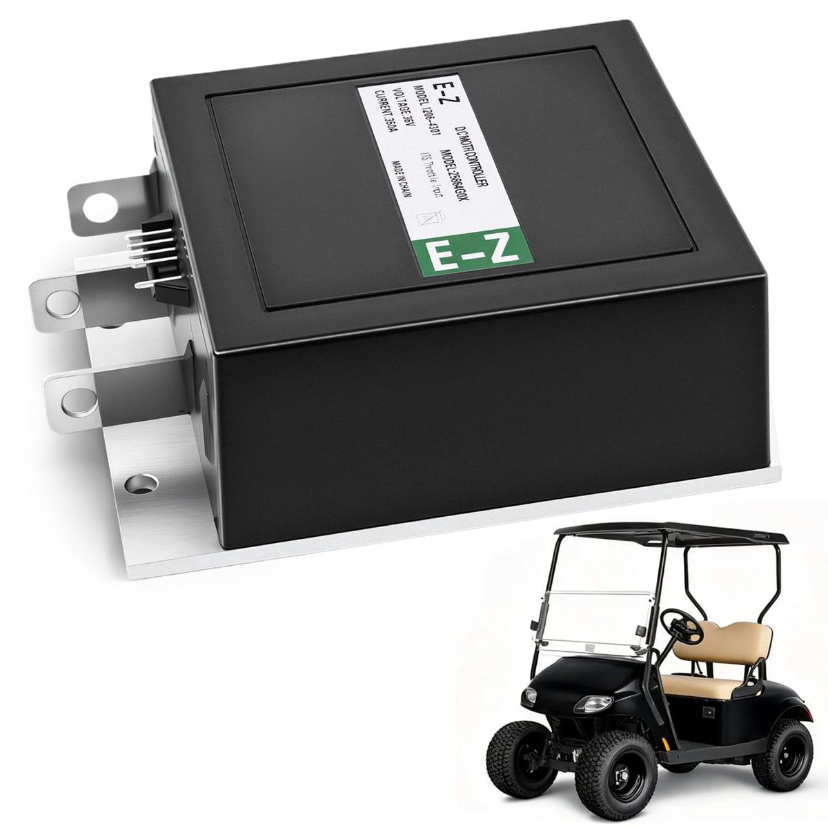 VORGENS speed controller front view showing robust housing and mounting points for reliable replacement