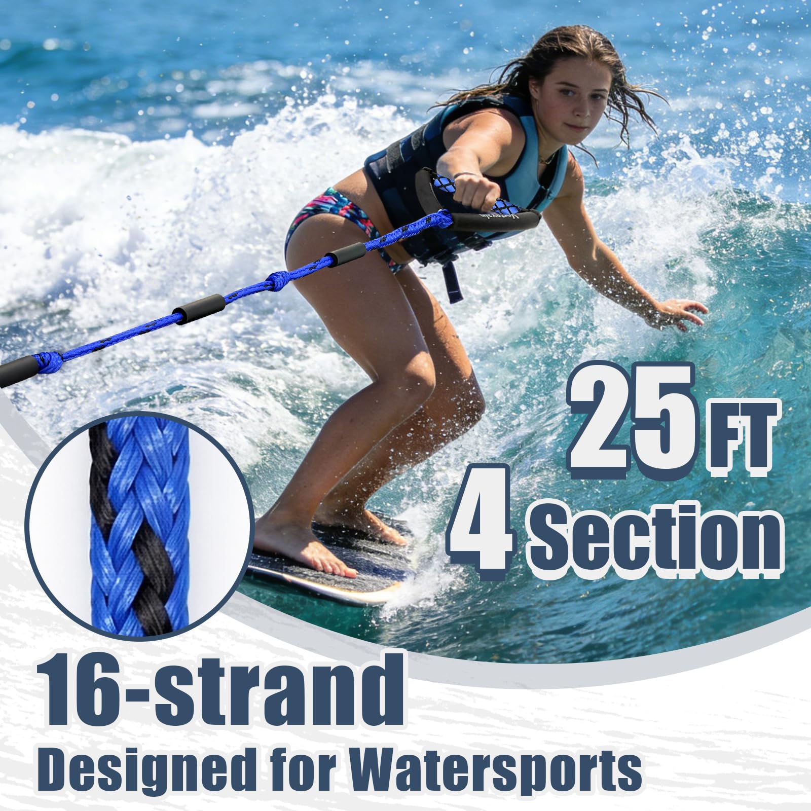 Vortexain EVA-cushioned handle close-up highlighting comfortable secure grip