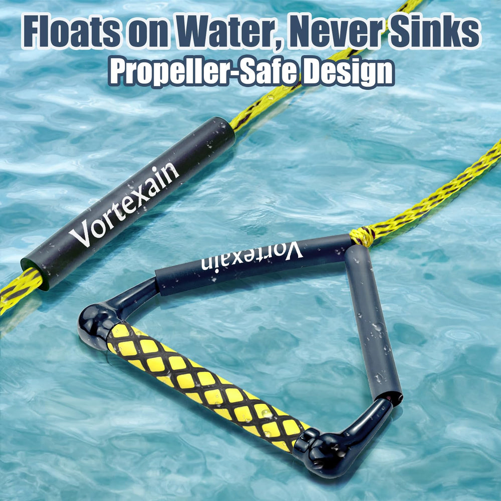 Vortexain secondary handle detail illustrating extra grip for tricks