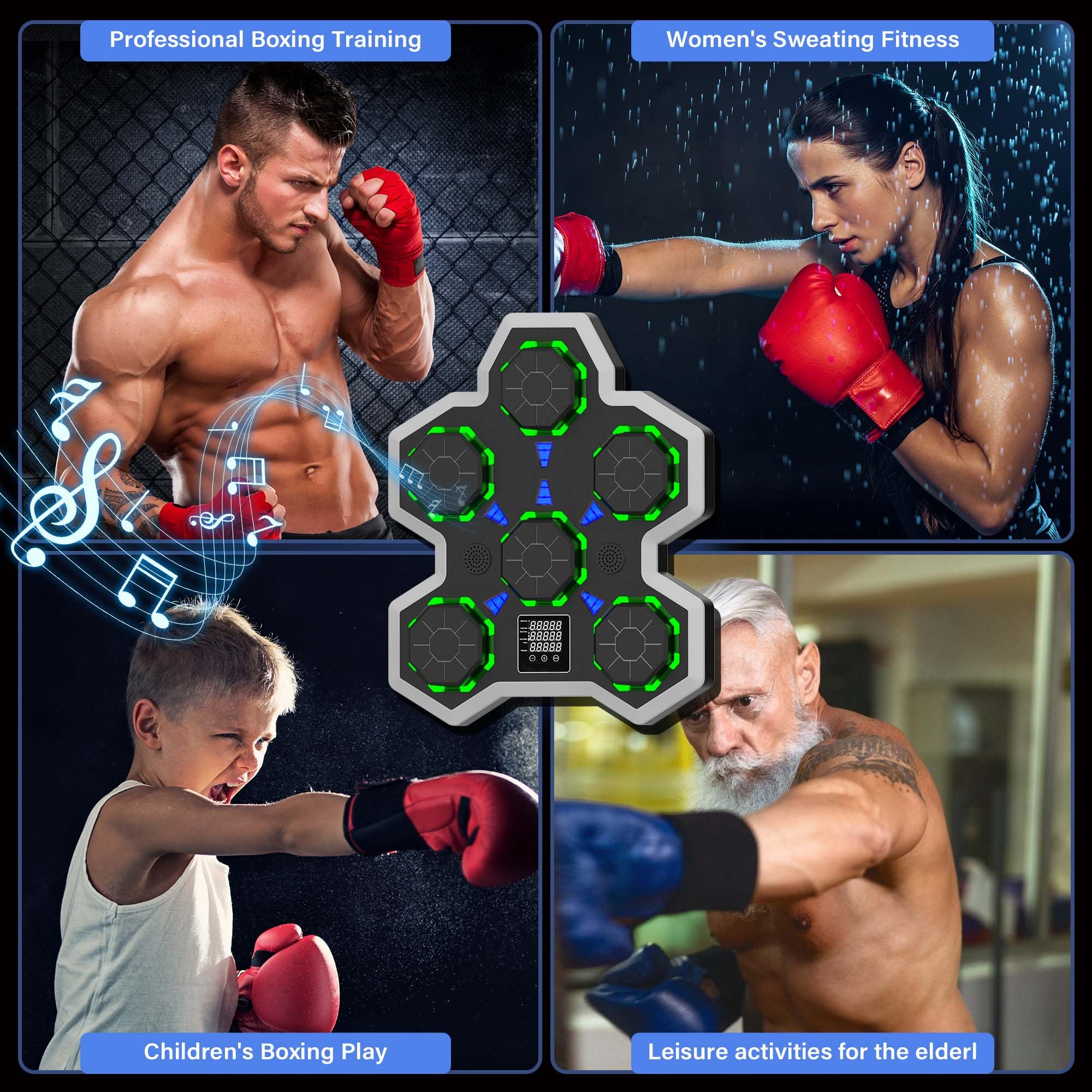 VortexMotion family training scene with kids and adult using machine for shared fitness