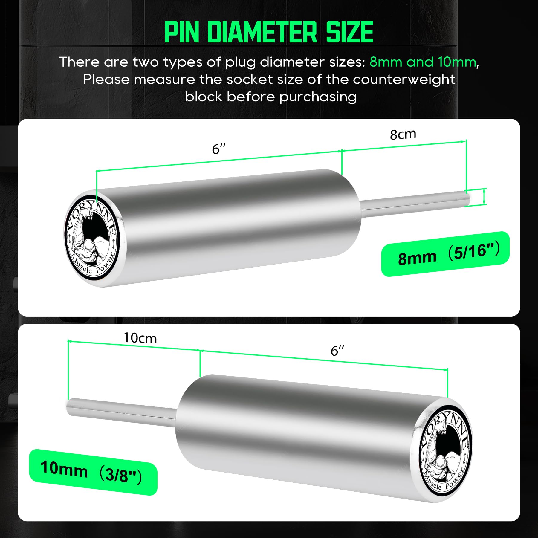 Vorynne close-up of steel shaft and smooth tip for precise selector-hole insertion