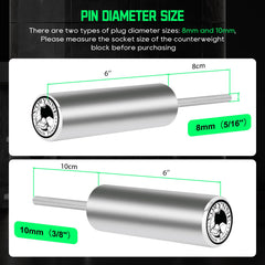 Vorynne close-up of steel shaft and smooth tip for precise selector-hole insertion