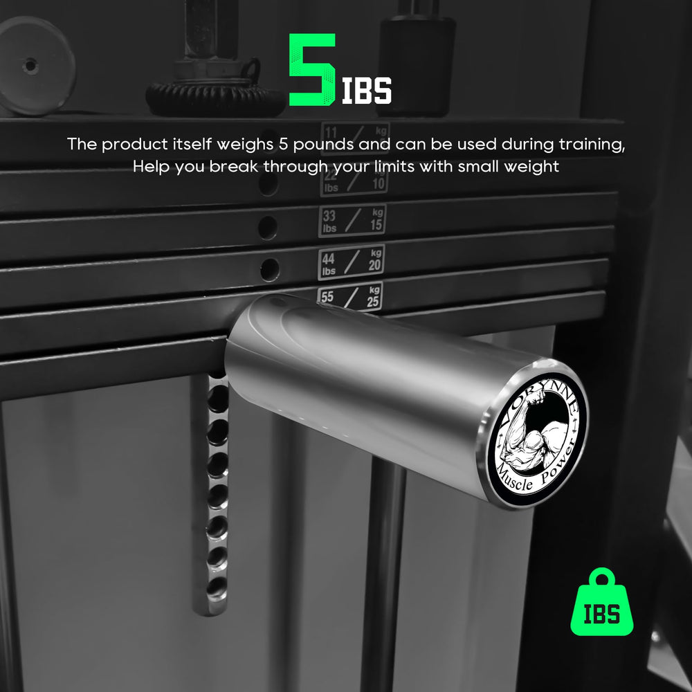 Vorynne pin inserted into a machine weight stack demonstrating compatibility