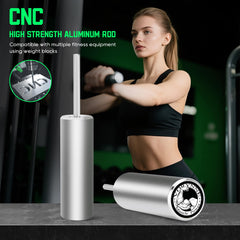 Vorynne pin carrying Olympic plates to add measurable extra resistance