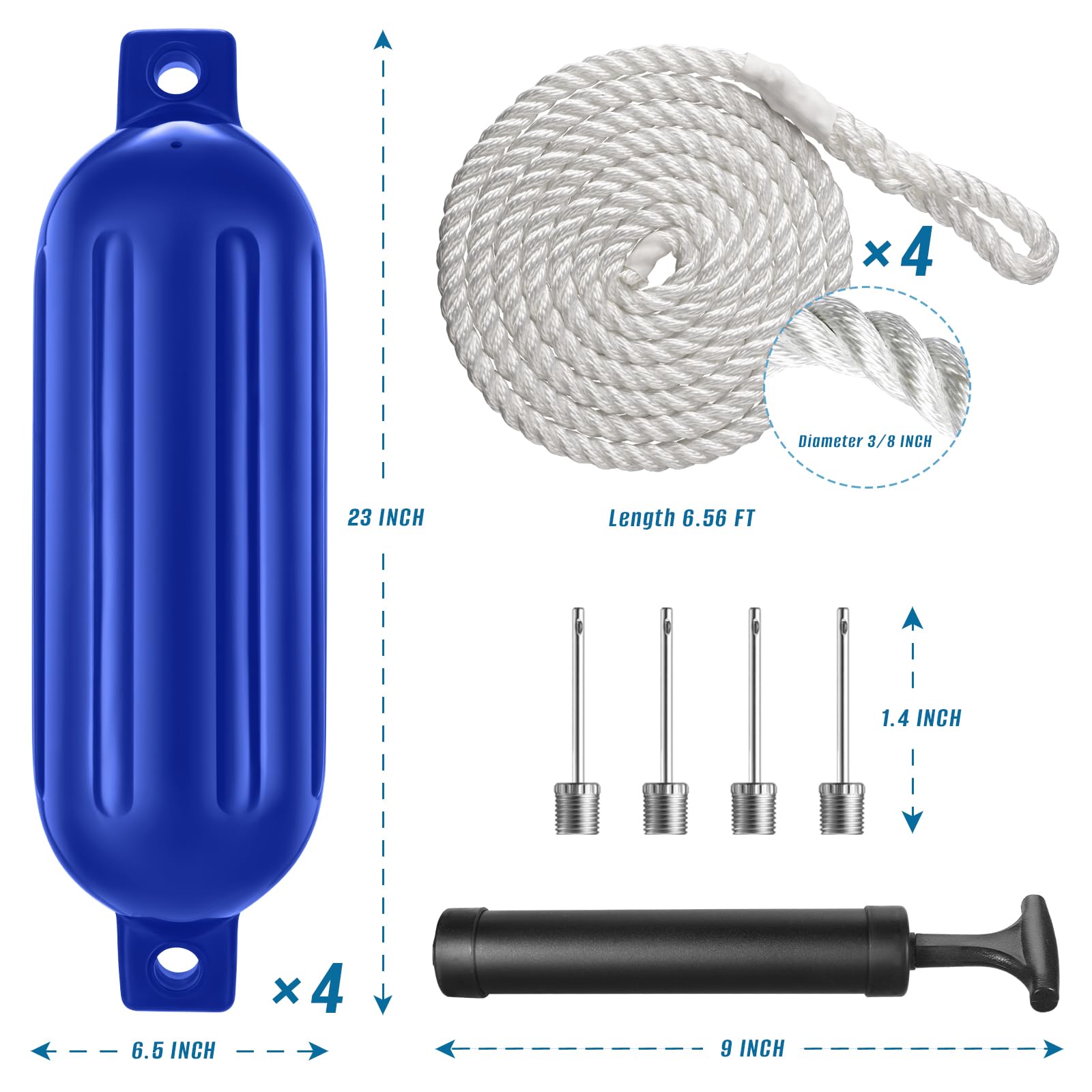 VOYOCHT close-up of vertical ribs for strength and puncture resistance on bumper