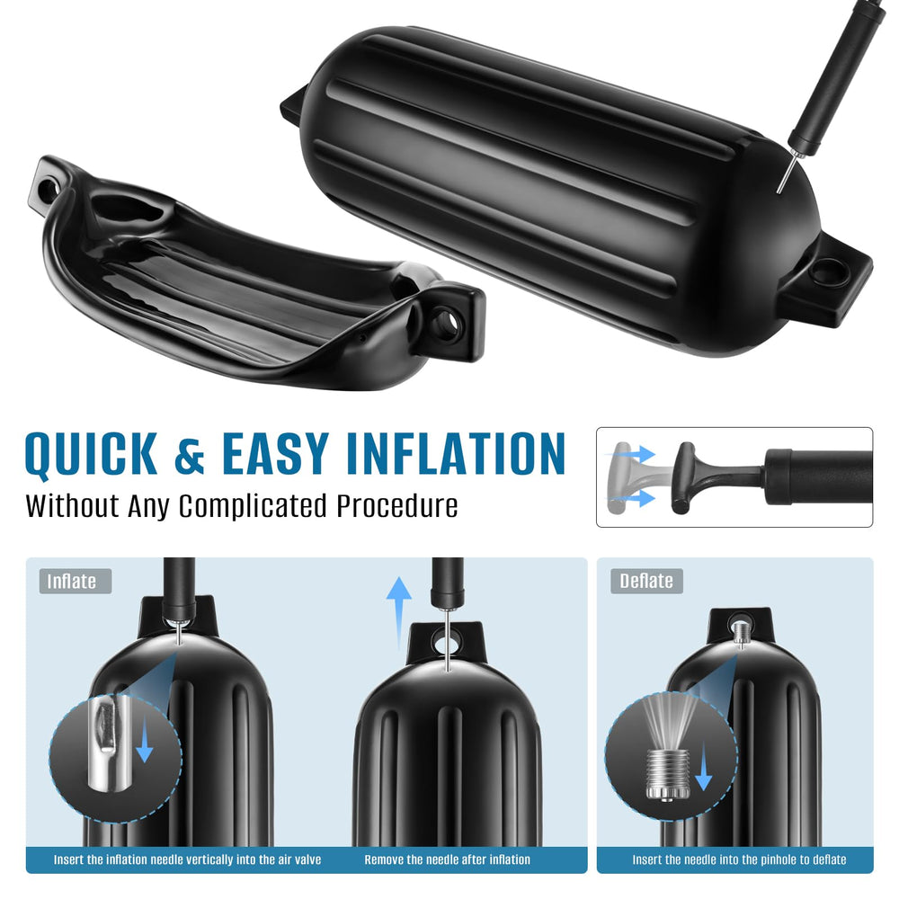 VOYOCHT included pump, needle and ropes for fast setup benefit