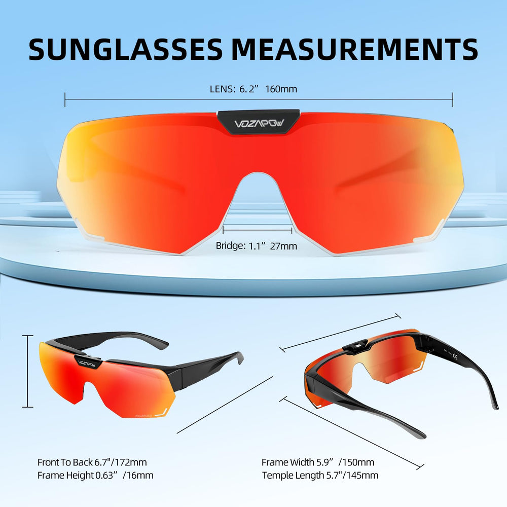 VOZAPOW next to prescription glasses showing generous XL coverage