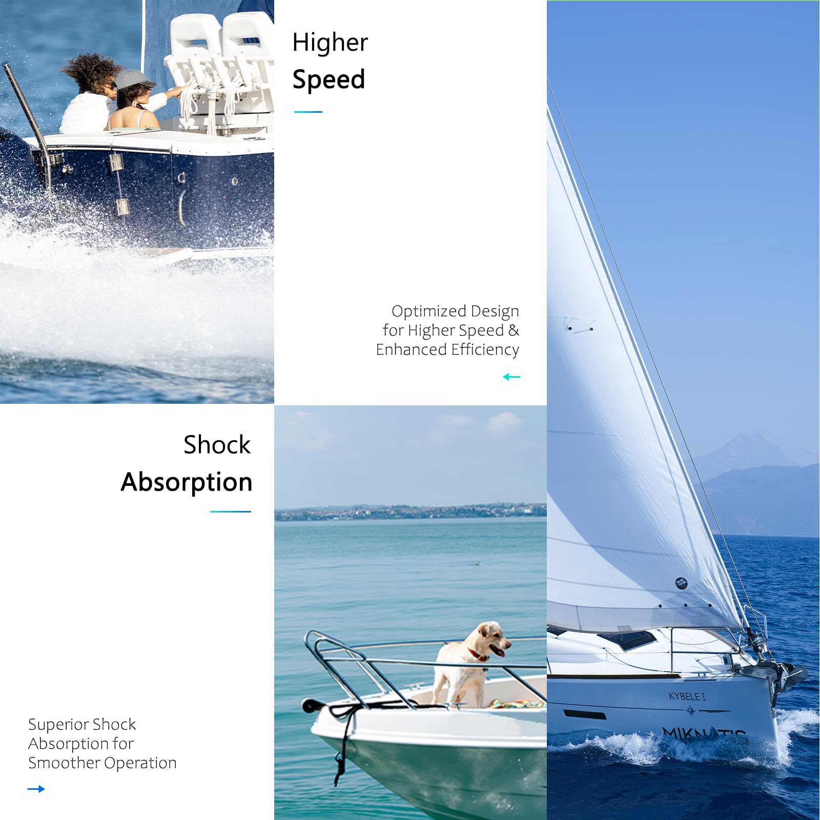 VQPROPs mounted on Suzuki outboard illustrating easy installation and ready-to-use benefit