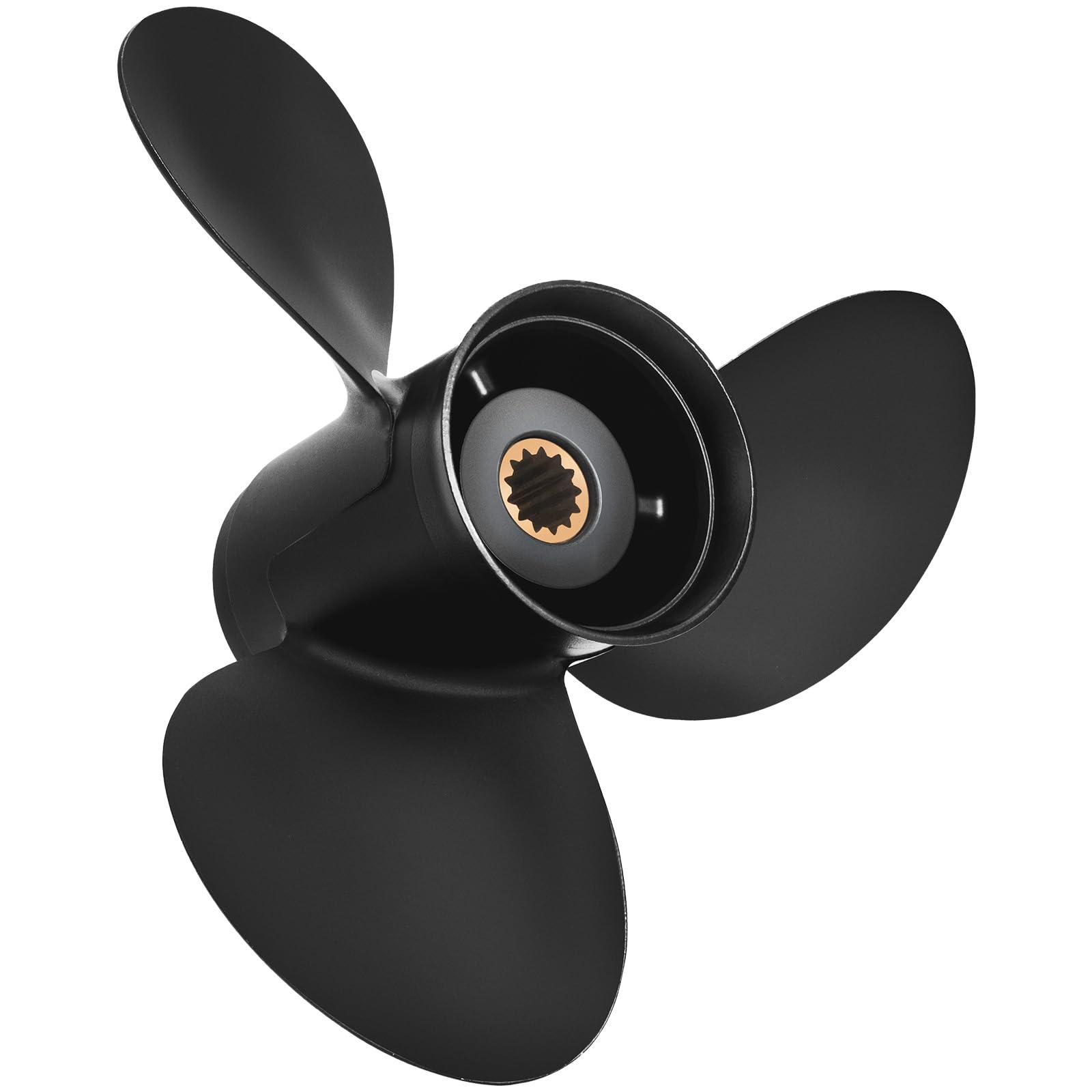 VQPROPs front view of propeller showing blades and fit for smooth thrust