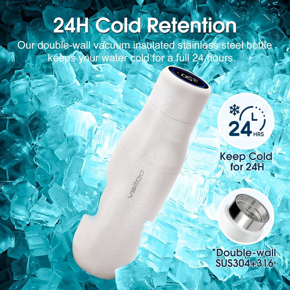 VSITOO S1 magnetic charger connected demonstrating easy recharging benefit