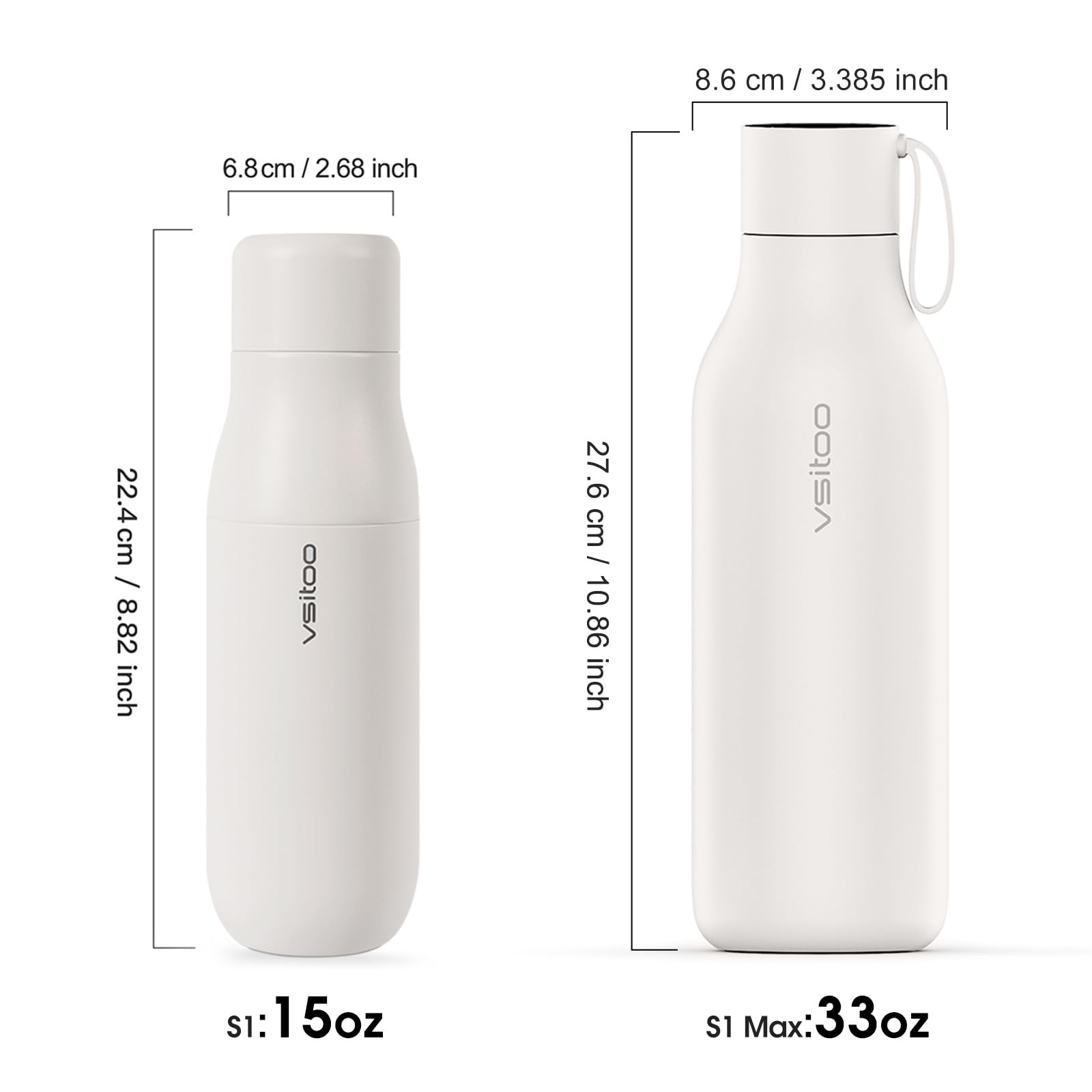 VSITOO S1 with condensation showing strong cold retention for drinks