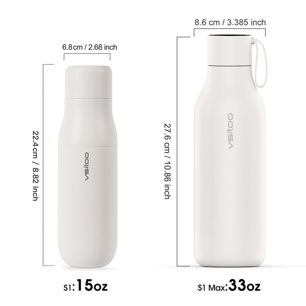 VSITOO S1 with condensation showing strong cold retention for drinks