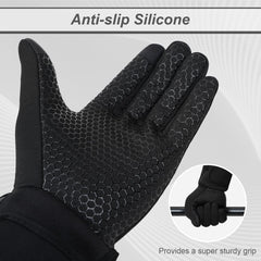V.Step glove on hand highlighting anti-slip grip for secure handling benefit