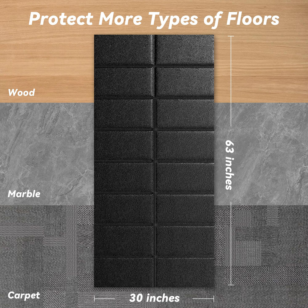 VTORY folded mat compact for storage, easy portability and tidy home gyms