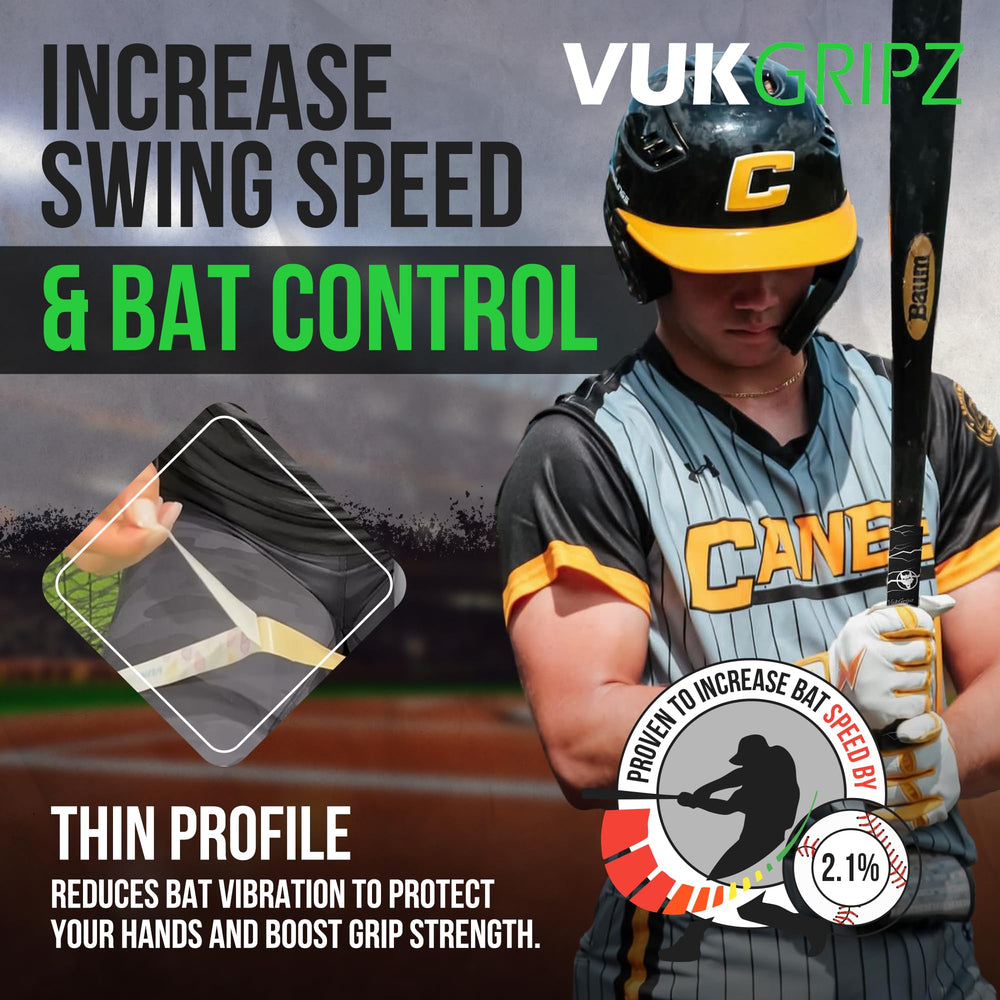 VukGripz handle wrap detail highlighting edge-to-edge fit and reliable traction