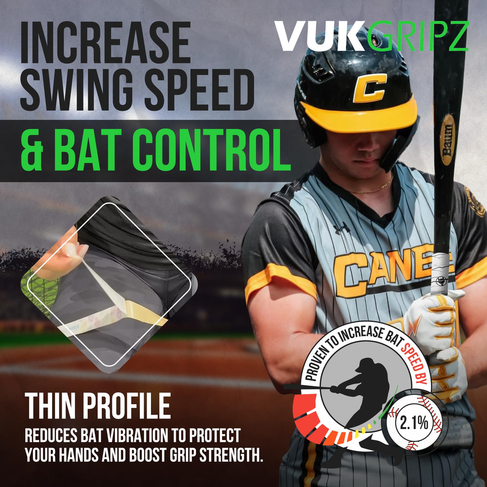 VukGripz overlapped wrap detail showing customizable thickness and lasting traction