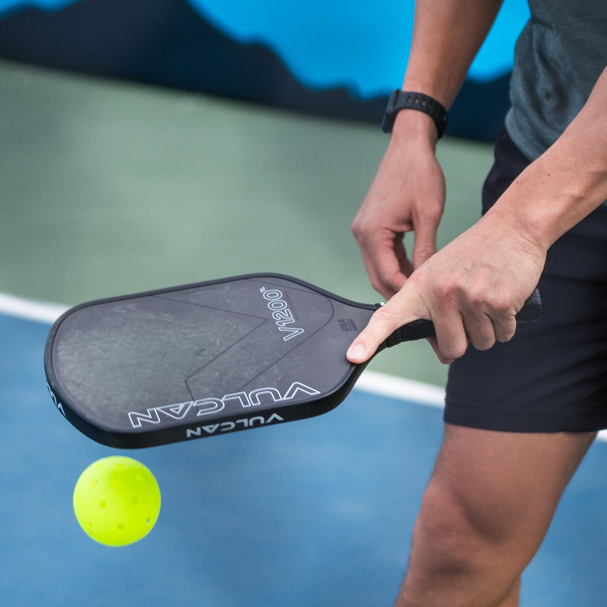 Vulcan VPRO Flight close up of resin surface displaying durable texture and consistent bounce