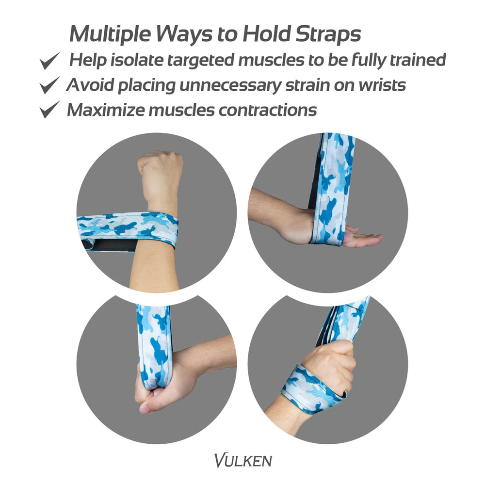 Vulken tricep rope laid flat showing 24-inch and 17-inch loop lengths for range of motion