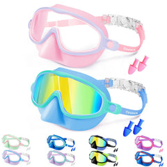 Vvinca front view of two goggles showing wide frame and comfortable fit