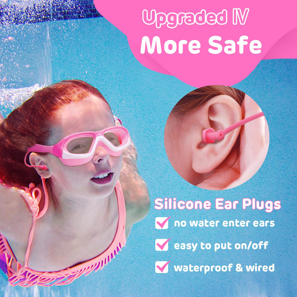 Vvinca ear plugs and nose clip accessories offering extra water protection