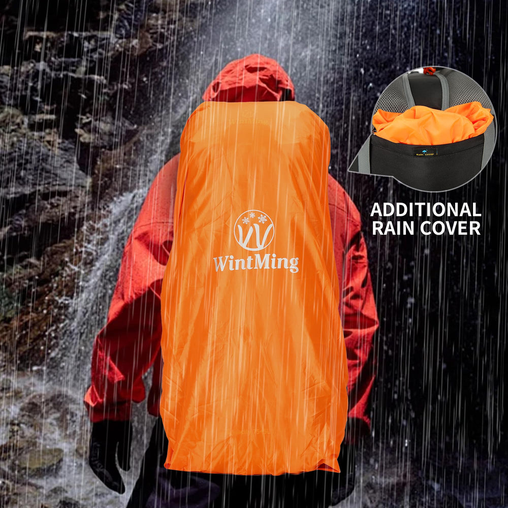 W WINTMING breathable back panel and padded straps for comfortable load-carrying