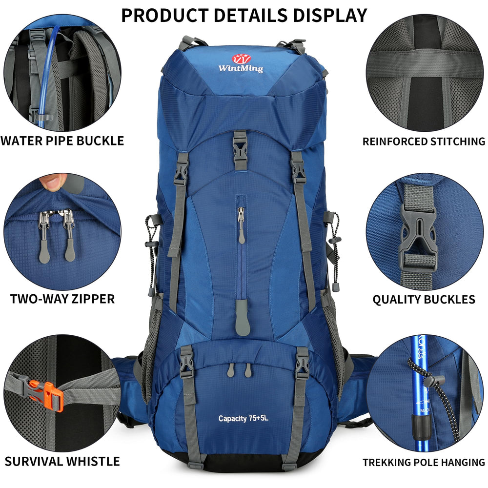 W WINTMING main compartment open with inner bladder sleeve for organized gear