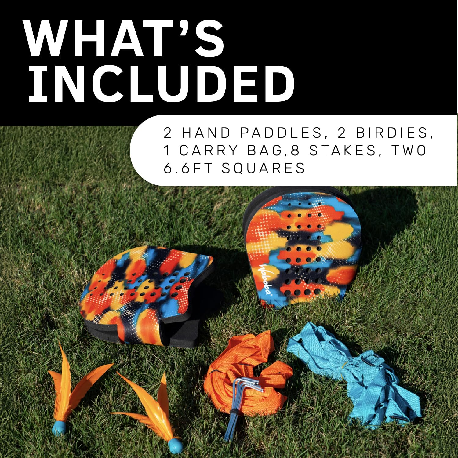 Waboba game in play backyard action encouraging active family fun