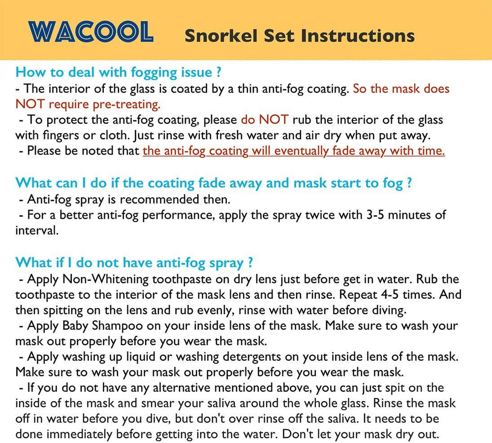 WACOOL compact packaged set with scale for travel convenience