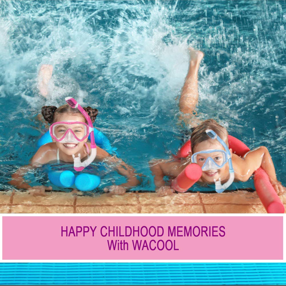 WACOOL child wearing full set in shallow water showing safe use