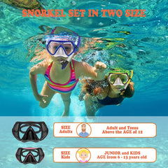 WACOOL close-up of tempered glass mask lens highlighting anti-fog clarity benefit