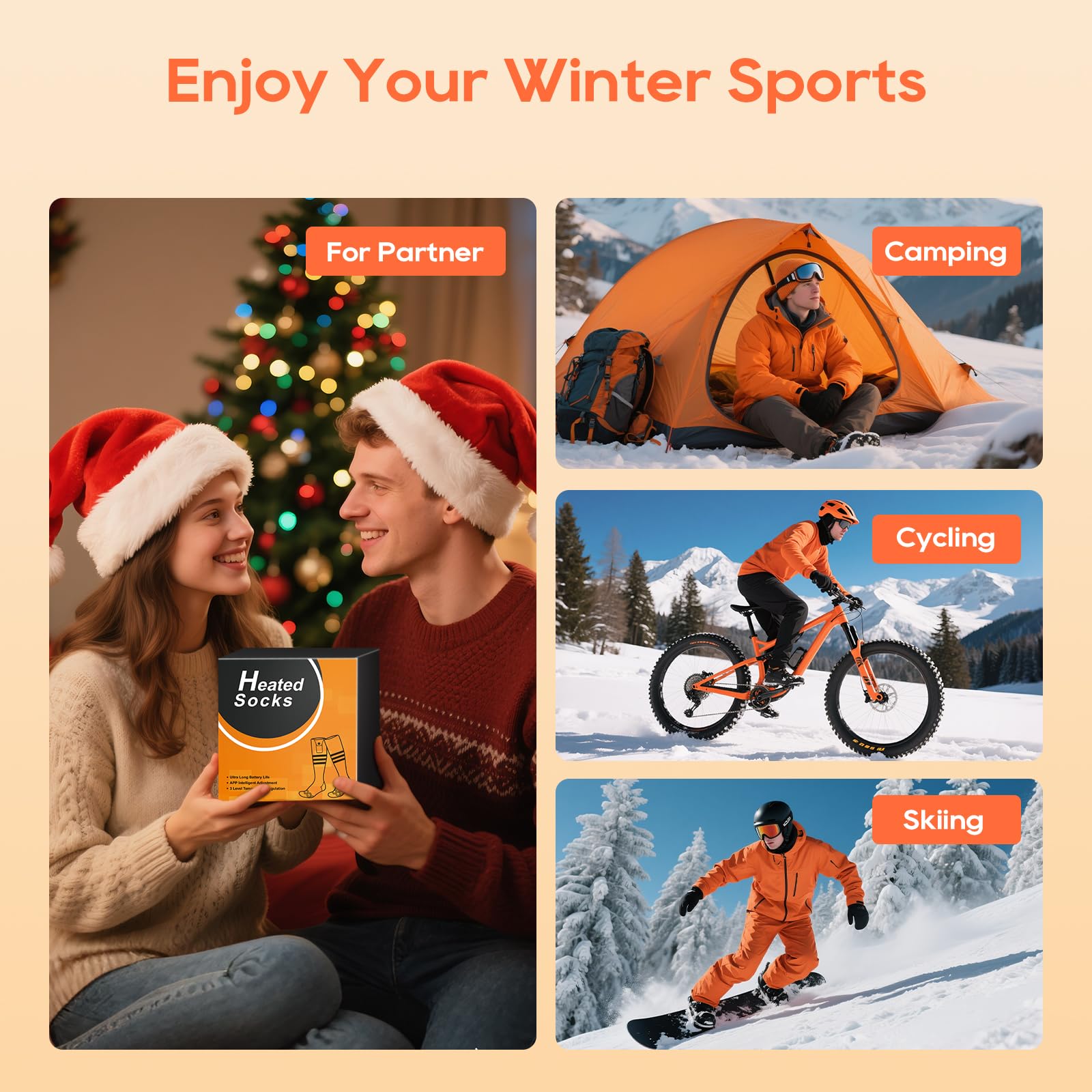 Waestcia worn outdoors in winter illustrating warmth during activities