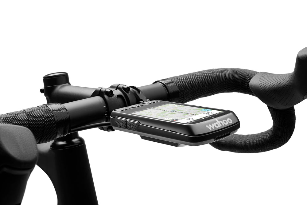 Wahoo ELEMNT ACE on a cyclist during a road ride for real-world use