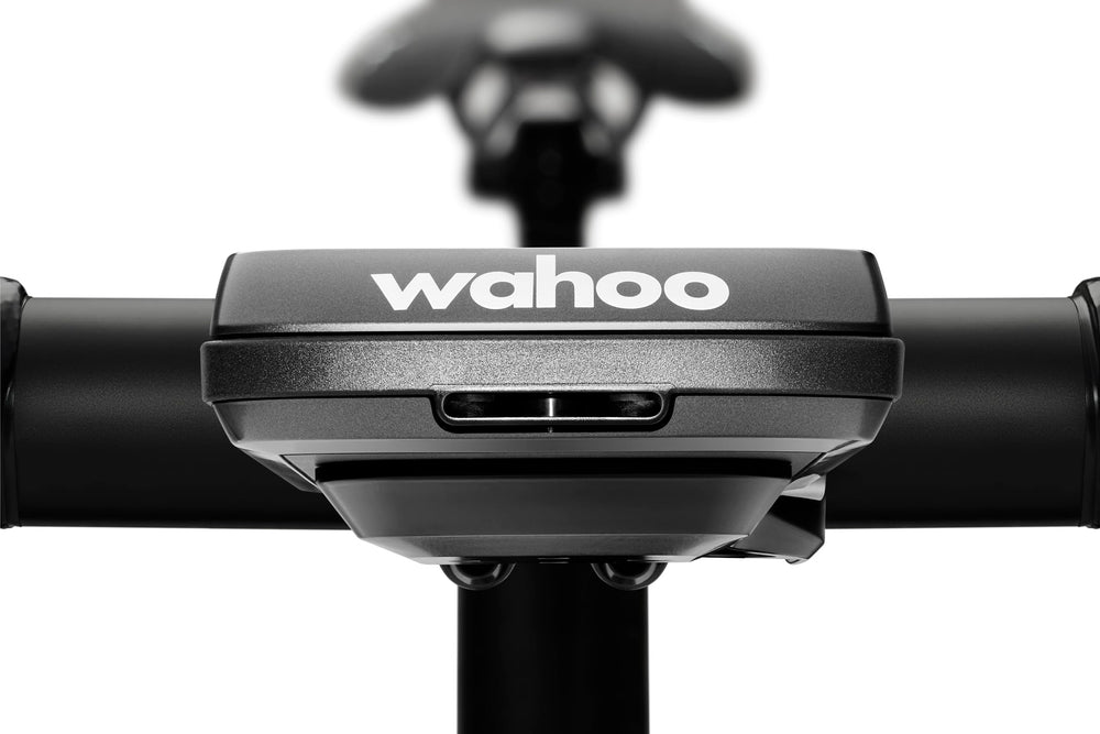Wahoo ELEMNT ACE mounted on handlebars showing in-ride visibility