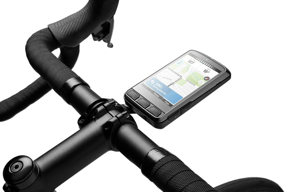 Wahoo ELEMNT ACE touch controls close-up enabling tactile operation