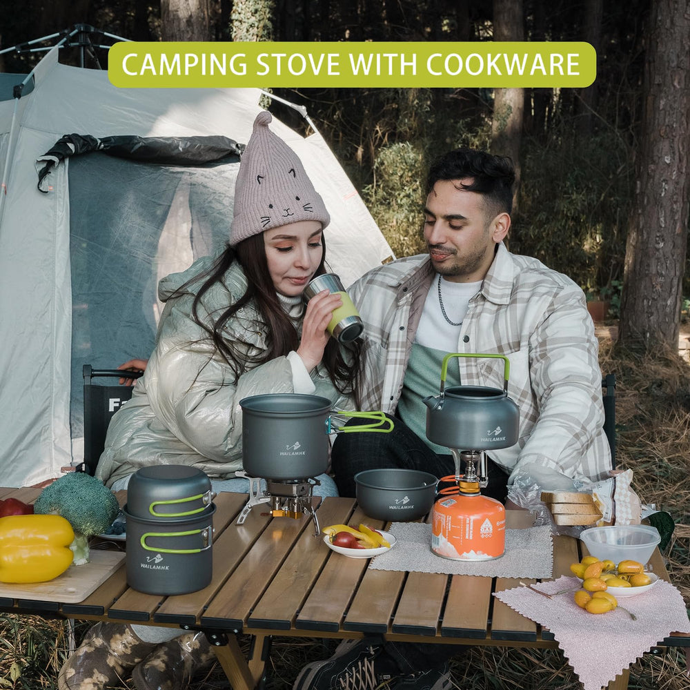 WAILAMHK outdoor cooking lifestyle scene showing lightweight portability