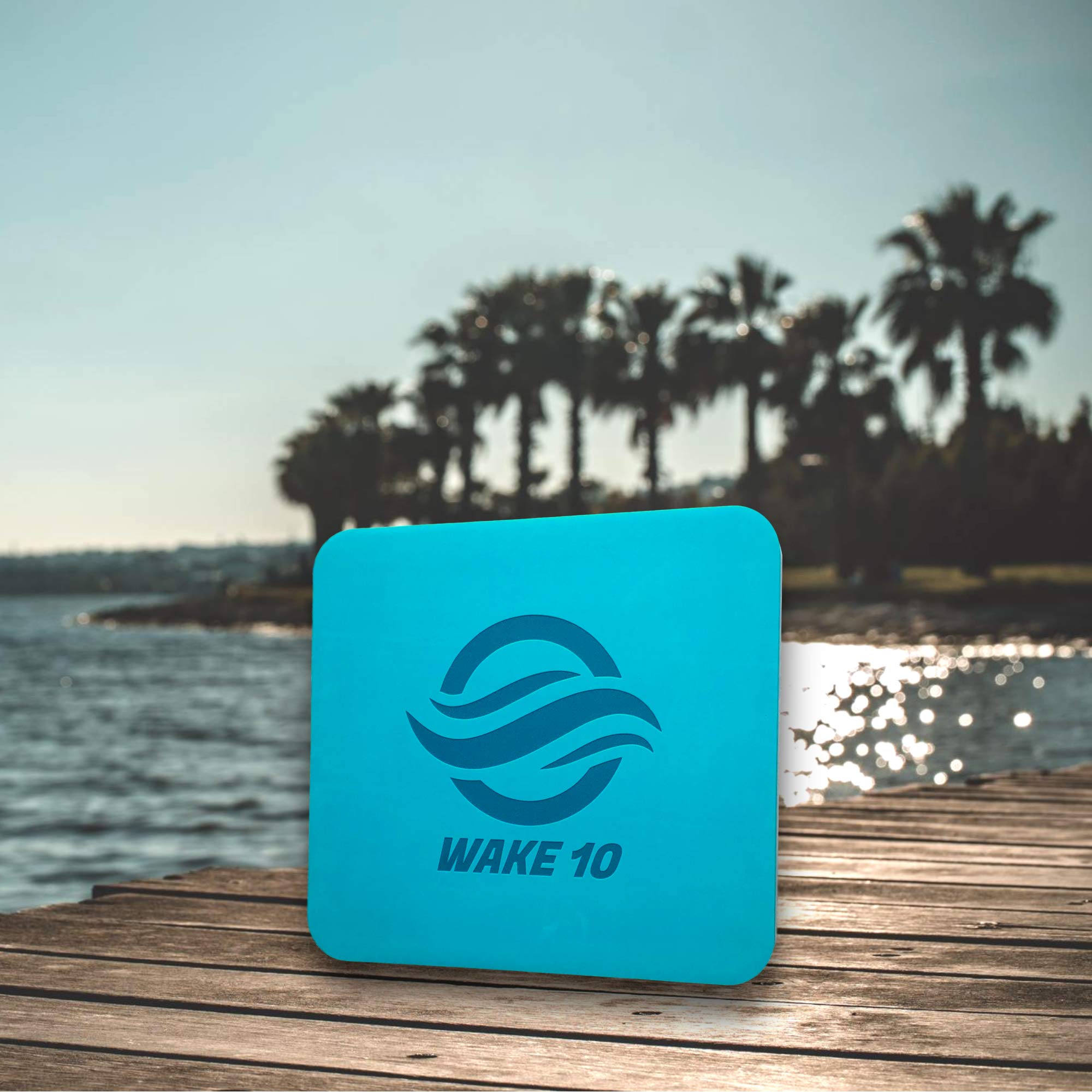 WAKE 10 on dock during boarding providing safe, non-slip footing